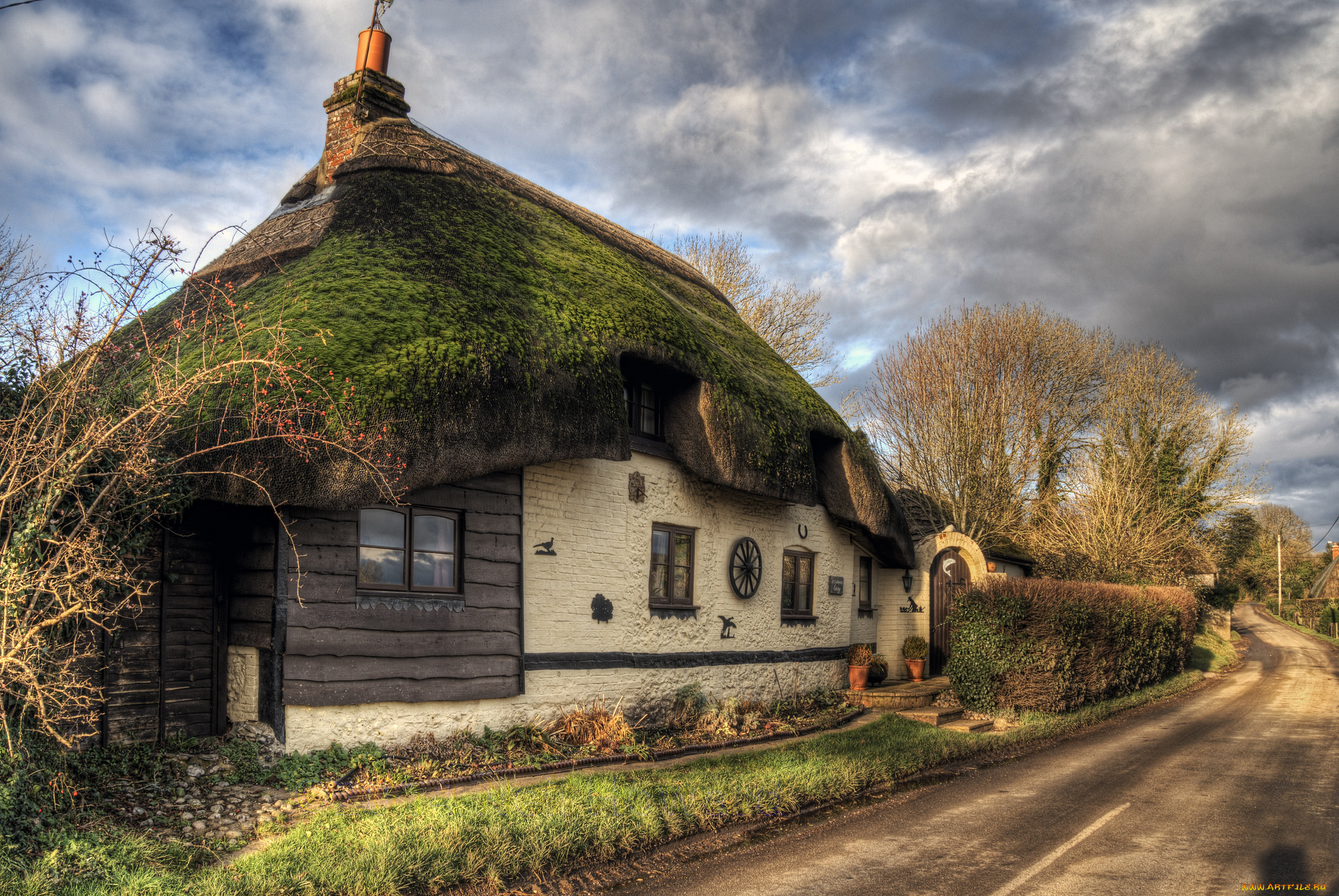 thatched house, , - ,  , , 